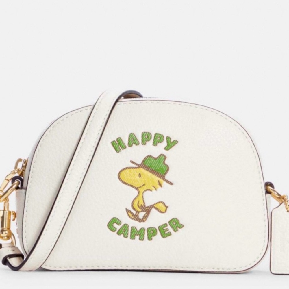 Coach X Peanuts Mini Serena Crossbody With Woodstock